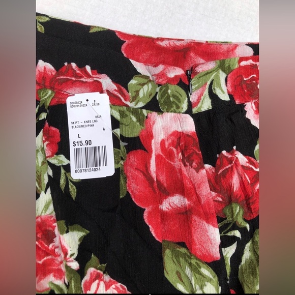 NWT floral skirt women’s large new maxi skirt - Picture 2 of 2